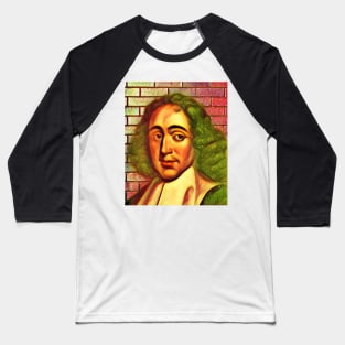 Baruch Spinoza Snow Portrait | Baruch Spinoza Artwork 14 Baseball T-Shirt